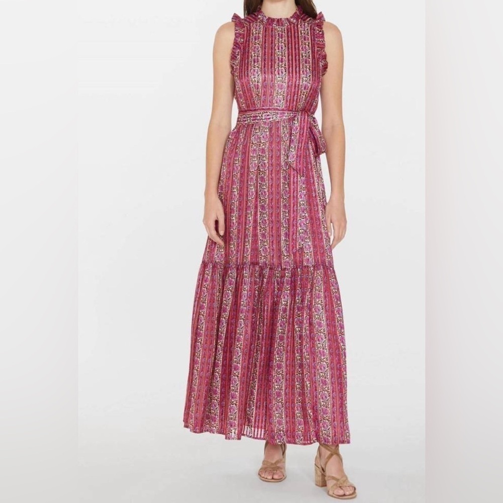 Marie Oliver Pink Floral Maxi Dress
